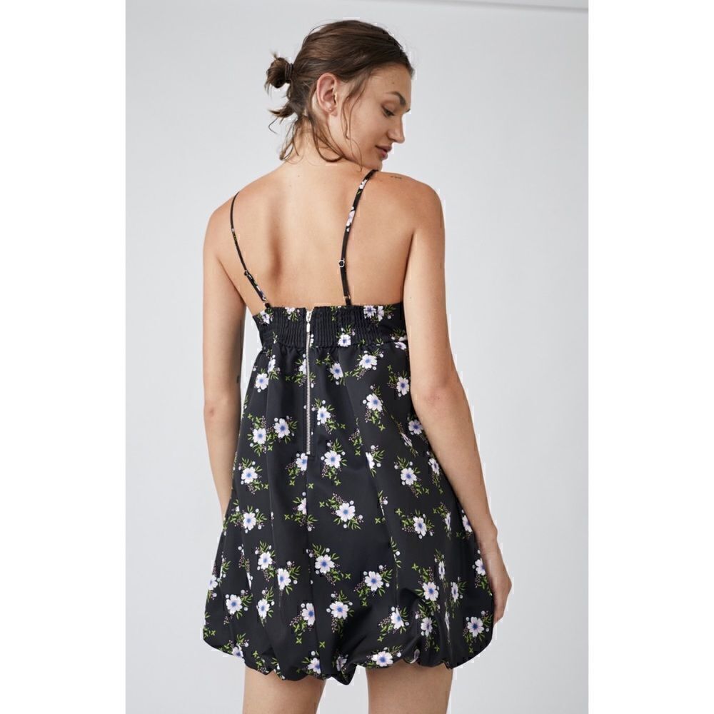 NWT Free People in A Bubble Mini Dress in Black, Size Small - Picture 8 of 16